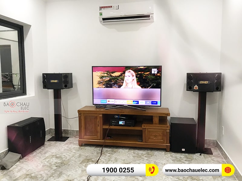dàn karaoke gia đình anh Tú
