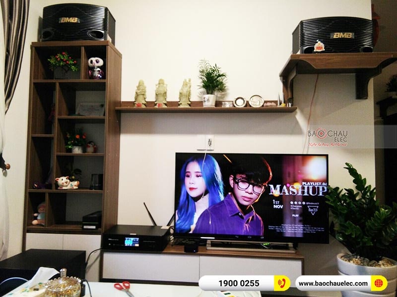 Dàn karaoke gia đình anh Tuấn