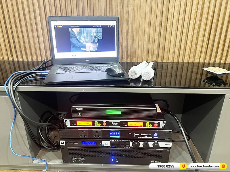 Lắp đặt dàn karaoke trị giá khoảng 135 triệu cho chị Trang tại TPHCM (RCF C3110-126, IPS 2.5K, KX180A, 702ASII, BCE VIP6000,…) 