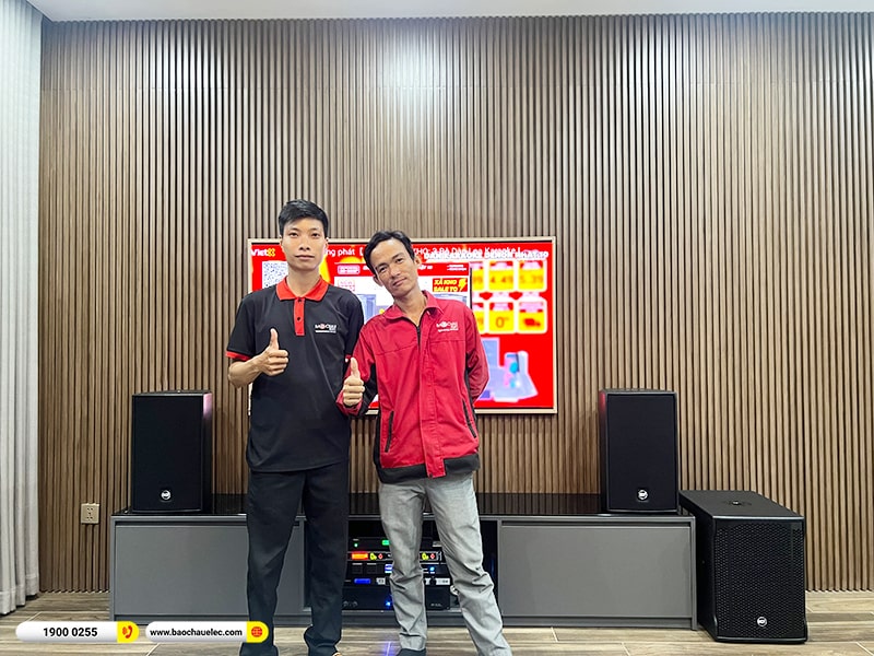 Lắp đặt dàn karaoke trị giá khoảng 135 triệu cho chị Trang tại TPHCM (RCF C3110-126, IPS 2.5K, KX180A, 702ASII, BCE VIP6000,…) 