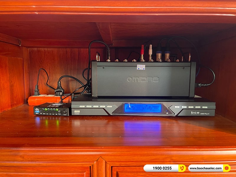 Lắp đặt dàn karaoke di động Bose 51tr cho anh Nam tại Hà Nội (Bose S1 Pro + (Plus), Midas MR12, U900 Plus X)