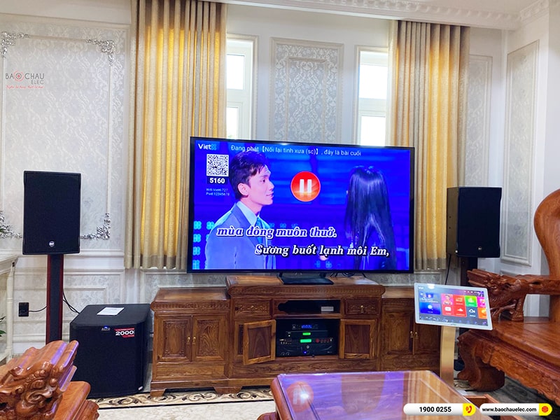 Dàn karaoke gia đình anh Bảo tại Bến Tre