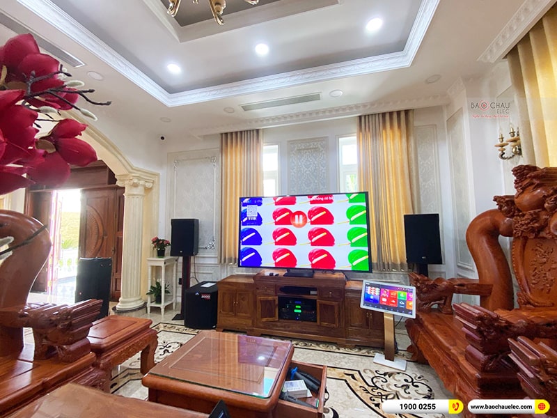 Lắp đặt dàn karaoke trị giá hơn 100 triệu cho anh Bảo tại Bến Tre