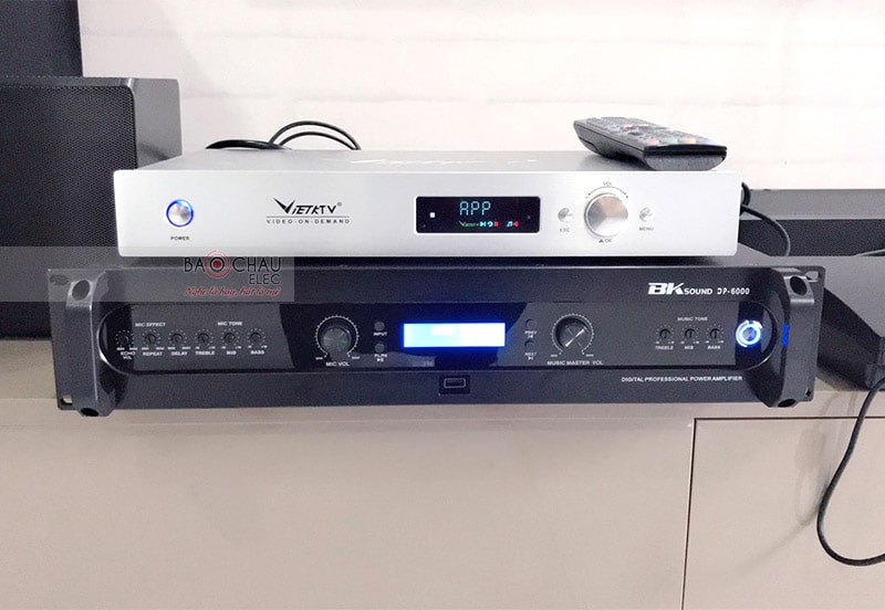 Dàn karaoke gia đình anh Cảnh h3