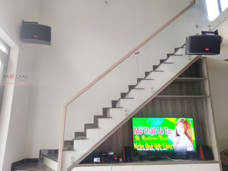 Lắp đặt d&agrave;n karaoke Lenovo cực hay cho anh Nam tại H&oacute;c M&ocirc;n &ndash; TP HCM (Lenovo KS250, Lenovo K250)