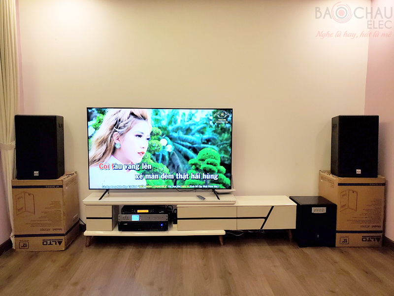 Lắp đặt d&agrave;n karaoke cho anh Quang tại G&ograve; Vấp h2