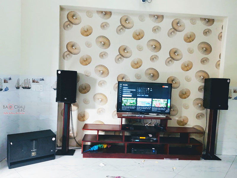 dàn karaoke gia đình anh Sinh tại Bình Dương