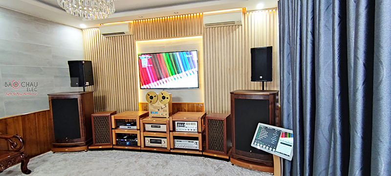 Dàn karaoke gia đình anh Trang h5