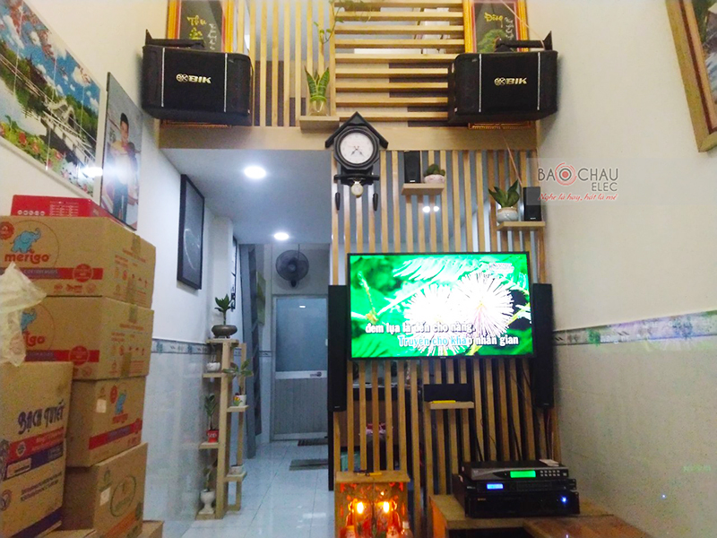 Dàn karaoke gia đình anh Tuấn h4