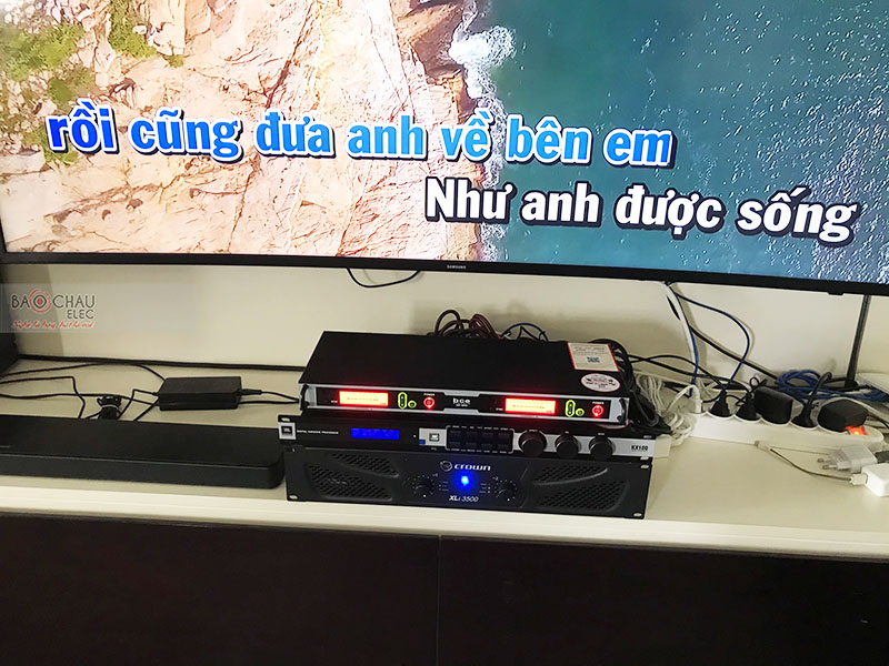 Lắp đặt dàn karaoke gia đình chị Vân Anh tại TP HCM