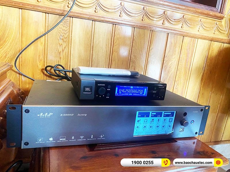 Lắp đặt d&agrave;n karaoke, loa Bose di động trị gi&aacute; hơn 80 triệu cho anh Long tại B&igrave;nh Phước (Bose L1 Pro 16, K9900II Luxury, JBL VM200)