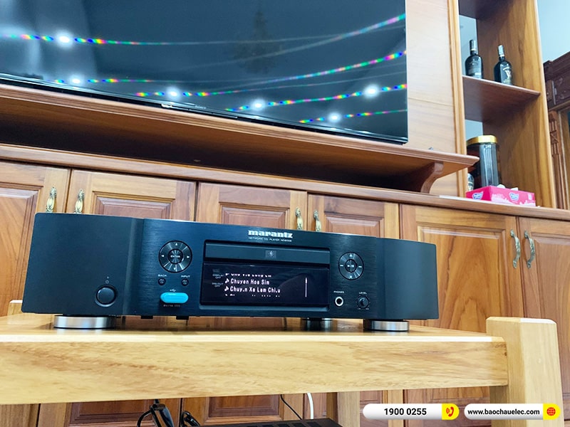 Lắp đặt dàn nghe nhạc 114tr cho anh Nhựt tại Tiền Giang (BW 704 S2, Marantz ND8006, Marantz PM8006)