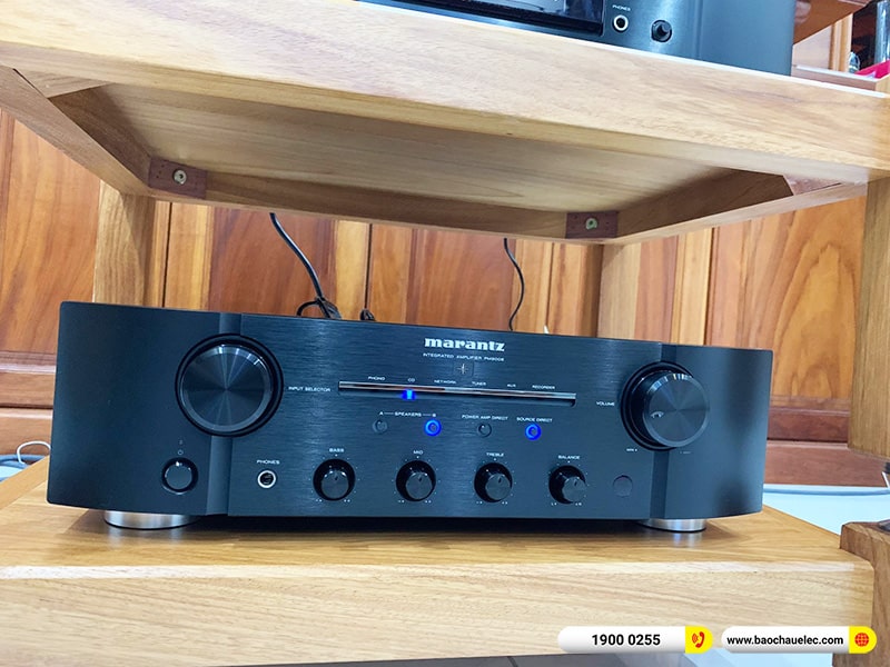 Lắp đặt dàn nghe nhạc 114tr cho anh Nhựt tại Tiền Giang (BW 704 S2, Marantz ND8006, Marantz PM8006)