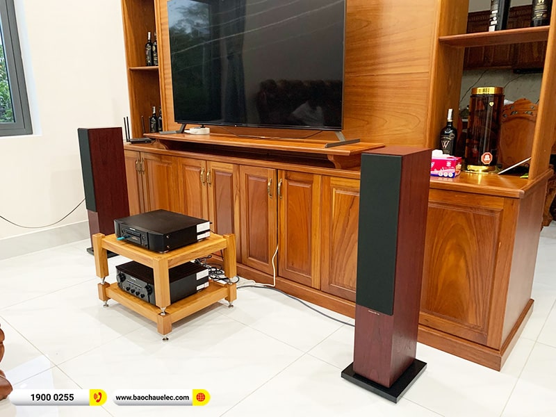 Lắp đặt dàn nghe nhạc 114tr cho anh Nhựt tại Tiền Giang (BW 704 S2, Marantz ND8006, Marantz PM8006)