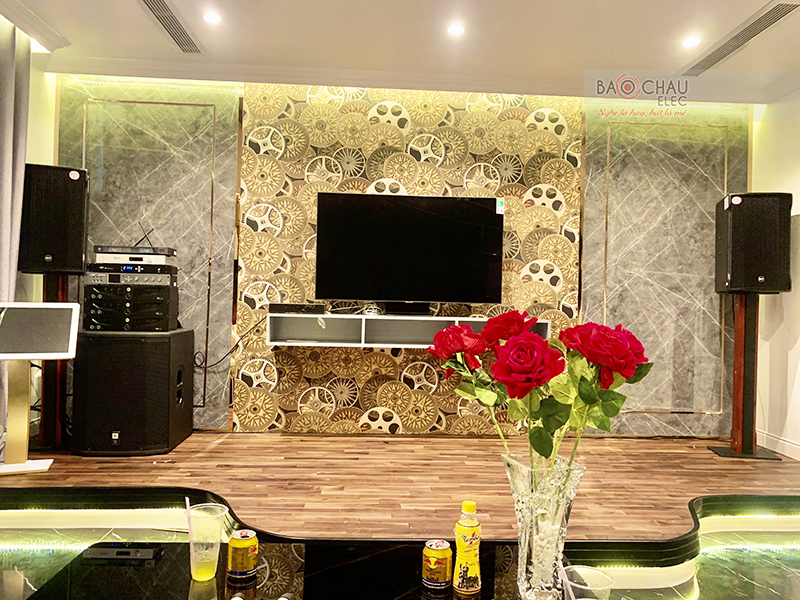 Dàn karaoke RCF của gia đình anh Cường