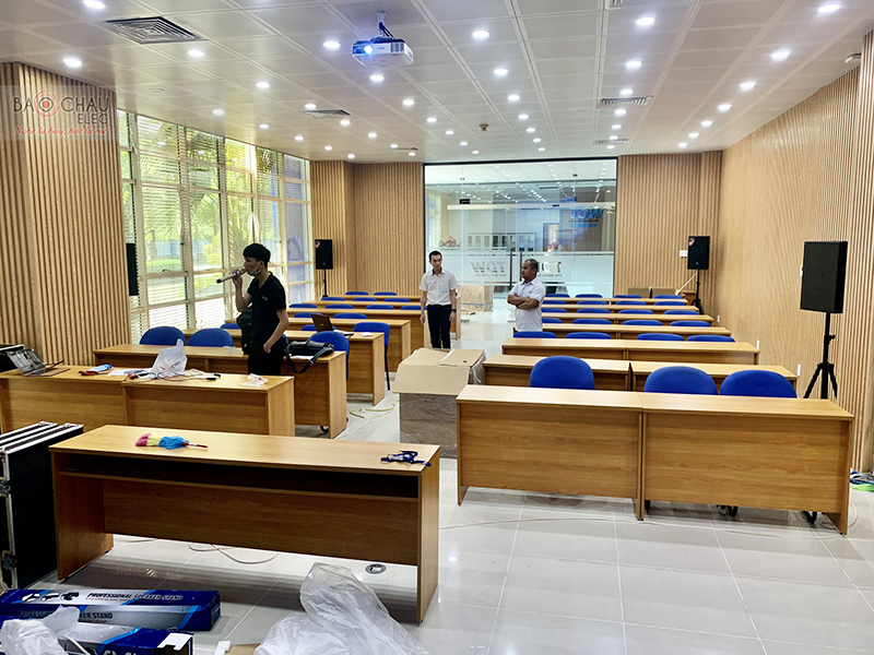 Hệ thống âm thanh hội trường, phòng họp, hội thảo cho Công ty CP B.O.O Nước Thủ Đức – TP HCM