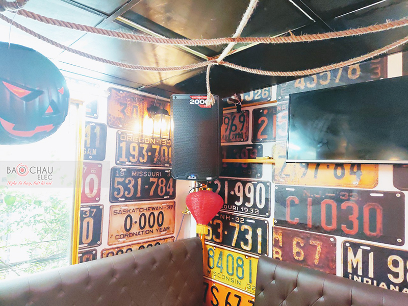 hệ thống âm thanh Quán mini pub của anh Hồ