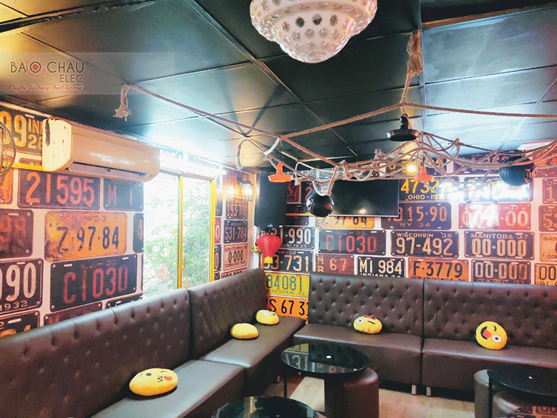 hệ thống âm thanh Quán mini pub của anh Hồ
