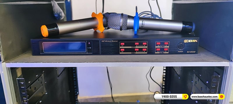 Lắp đặt dàn karaoke gia đình anh Thiên