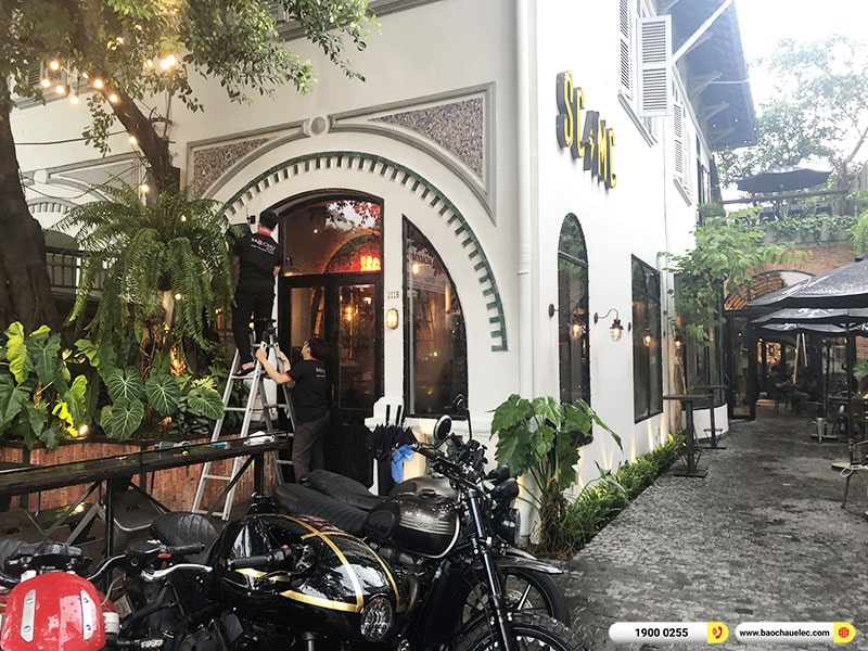 Lắp đặt dàn âm thanh cho quán SCMC Club House tại TPHCM (Alto TS412, Alto TS408, JBL Control 28-1, TS312S, BIK BJ-A88, Live1604,…) 
