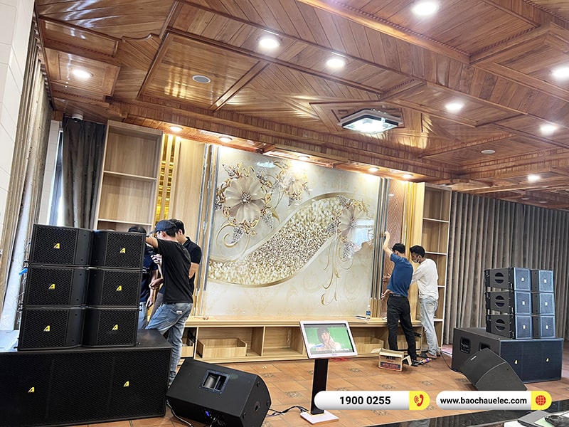 Lắp đặt dàn Line Array Actpro trị giá 180tr cho khách sạn tại Đà Lạt (Actpro KR210, Actpro KR28, FP10000Q, FP14000, MG12XU, DSP48,…) 