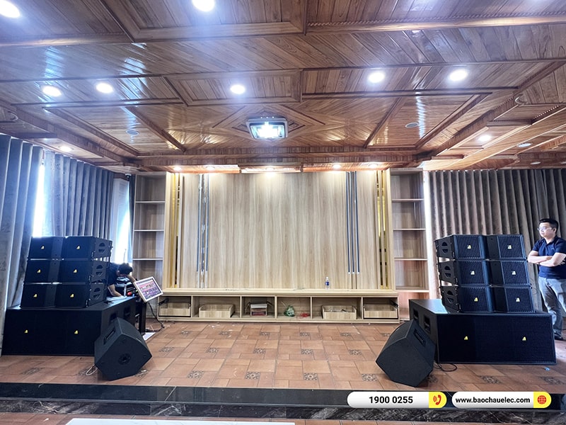 Lắp đặt d&agrave;n Line Array Actpro trị gi&aacute; 180tr cho kh&aacute;ch sạn tại Đ&agrave; Lạt (Actpro KR210, Actpro KR28, FP10000Q, FP14000, MG12XU, DSP48,&hellip;) 