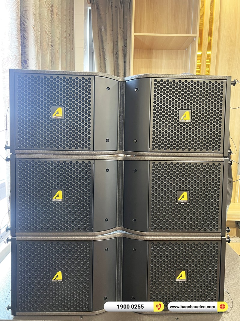 Lắp đặt dàn Line Array Actpro trị giá 180tr cho khách sạn tại Đà Lạt (Actpro KR210, Actpro KR28, FP10000Q, FP14000, MG12XU, DSP48,…) 