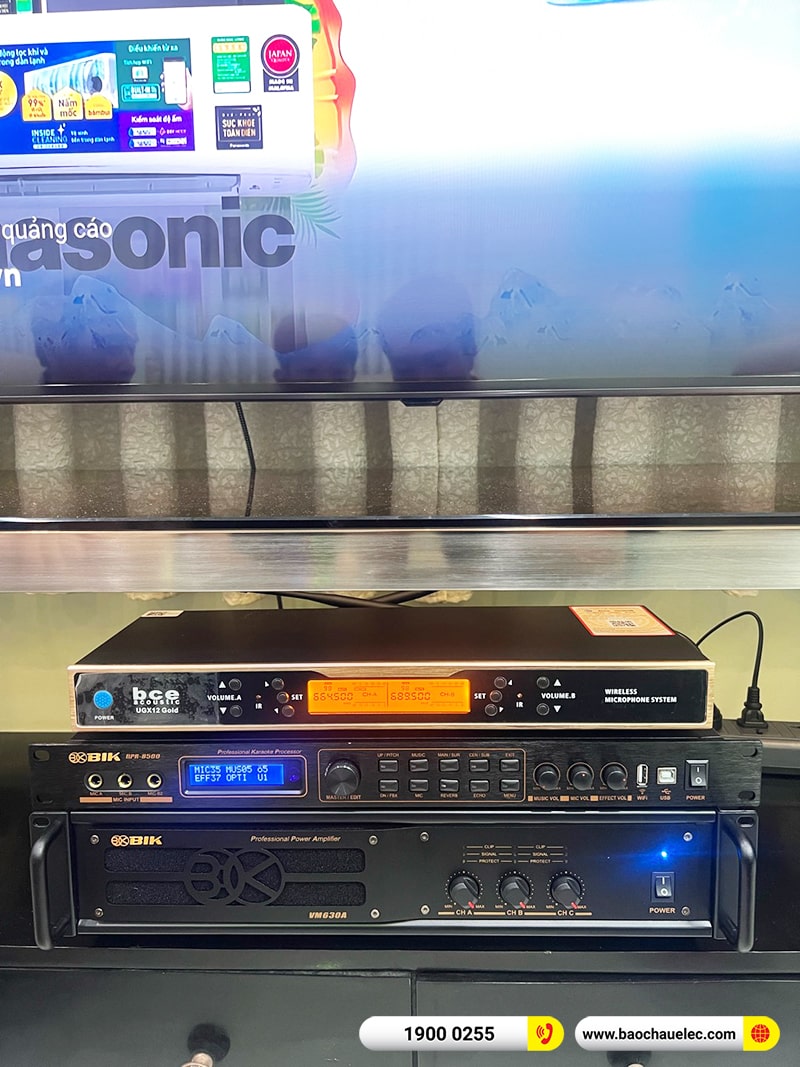 Lắp đặt dàn karaoke trị giá hơn 50 triệu cho anh Thanh tại Bến Tre (BMB CSS 1210SE, VM630A, BPR-8500, BJ-W35, UGX12 Gold) 
