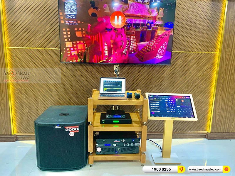 Thi công nội thất và lắp đặt dàn karaoke anh Nam