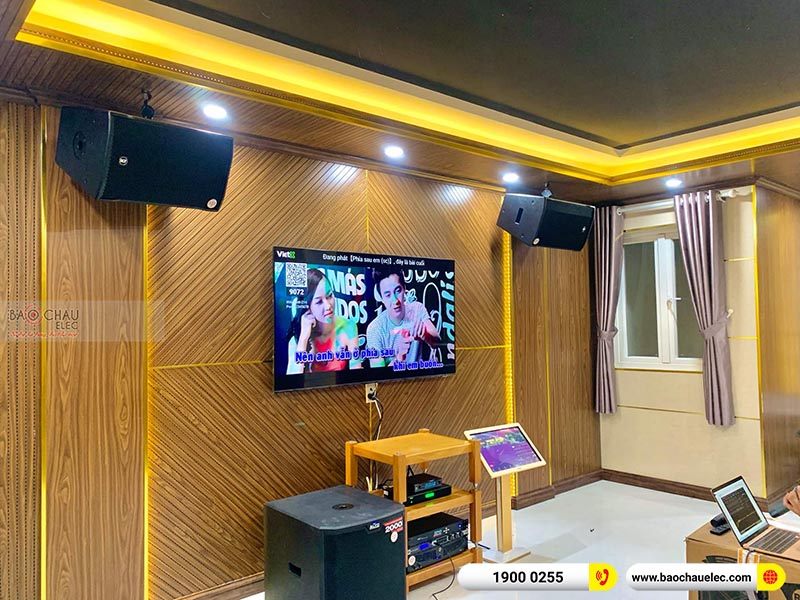 Thi công nội thất và lắp đặt dàn karaoke anh Nam