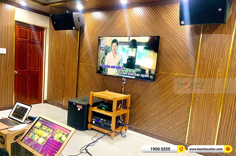 Thi công nội thất và lắp đặt dàn karaoke anh Nam