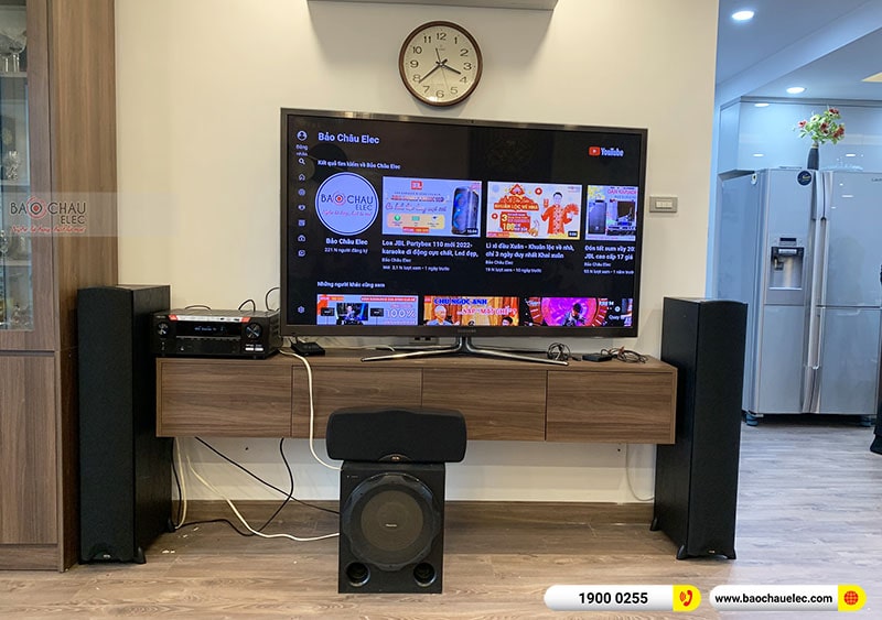 Lắp đặt d&agrave;n &acirc;m thanh 5.1 xem phim, nghe nhạc Klipsch cho ch&uacute; Ph&uacute; tại H&agrave; Nội