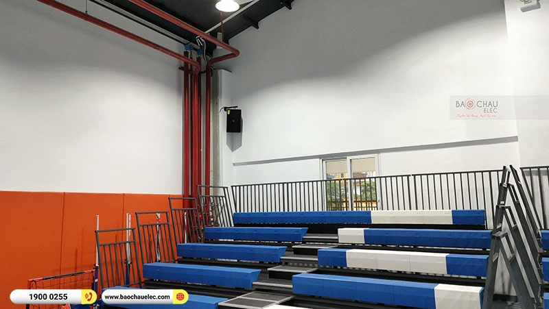 Lắp đặt hệ thống âm thanh nhà thi đấu trường Quốc tế Mỹ St. Paul tại Hà Nội