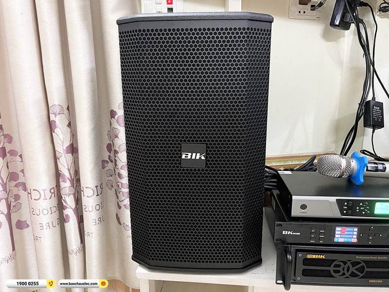 Lắp đặt dàn karaoke trị giá hơn 30 triệu cho anh Bình tại Hà Nội (BIK BSP 410II, VM620A, DSP-9000 Plus, SW512C, BCE UGX12) 