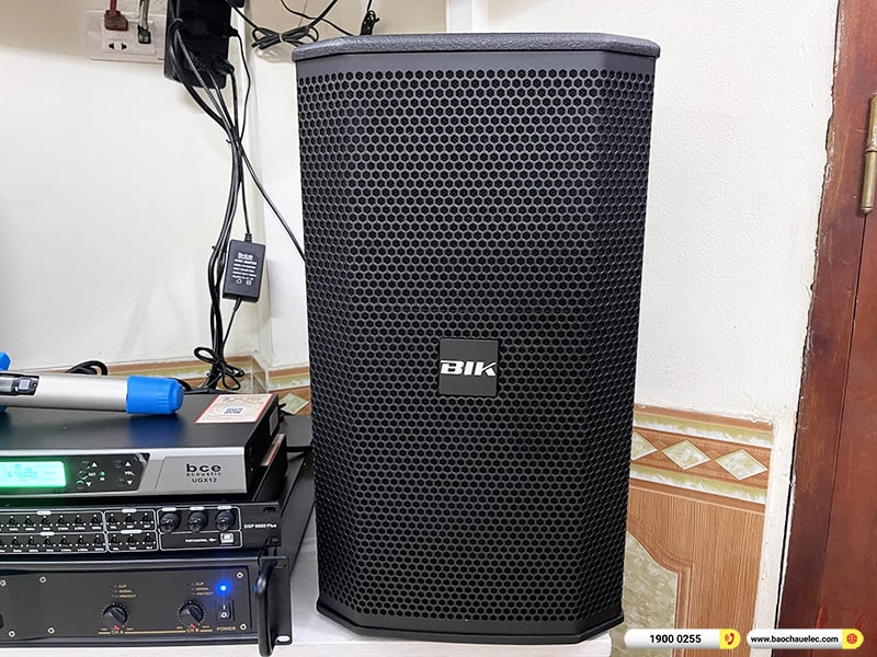 Lắp đặt dàn karaoke trị giá hơn 30 triệu cho anh Bình tại Hà Nội (BIK BSP 410II, VM620A, DSP-9000 Plus, SW512C, BCE UGX12) 