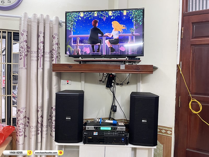 Lắp đặt dàn karaoke trị giá hơn 30 triệu cho anh Bình tại Hà Nội (BIK BSP 410II, VM620A, DSP-9000 Plus, SW512C, BCE UGX12) 