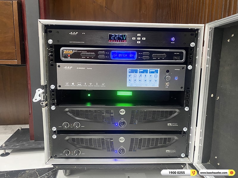 Lắp đặt dàn karaoke trị giá hơn 200 triệu cho anh Cương tại Hà Nội (RCF CMAX 4112, IPS 3700, K9900II Luxury, S8015LP, WB-5000,…) 