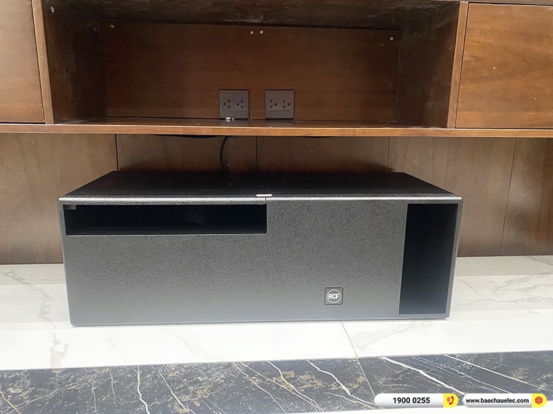 Lắp đặt dàn karaoke trị giá hơn 200 triệu cho anh Cương tại Hà Nội (RCF CMAX 4112, IPS 3700, K9900II Luxury, S8015LP, WB-5000,…) 