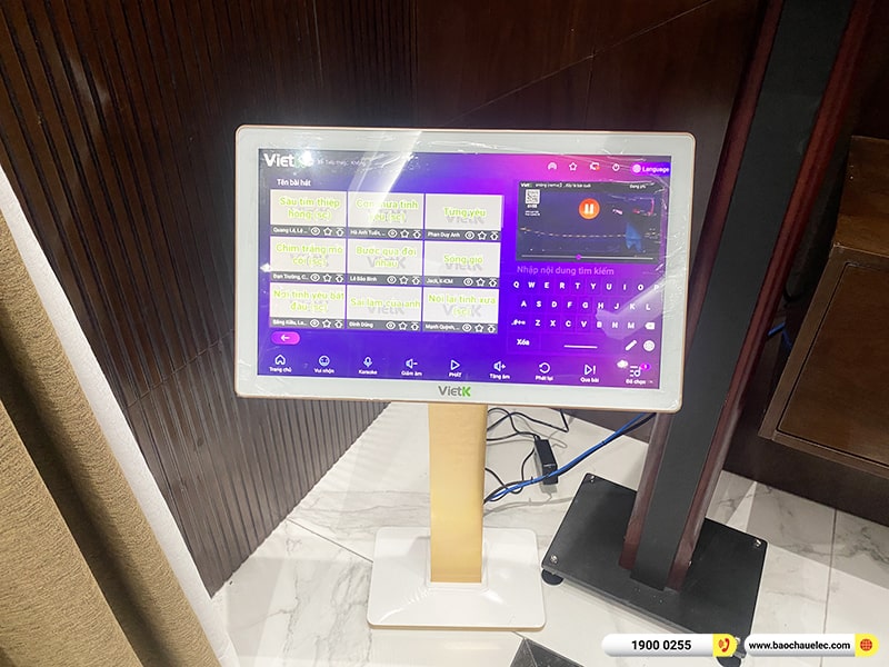 Lắp đặt dàn karaoke trị giá hơn 200 triệu cho anh Cương tại Hà Nội (RCF CMAX 4112, IPS 3700, K9900II Luxury, S8015LP, WB-5000,…) 