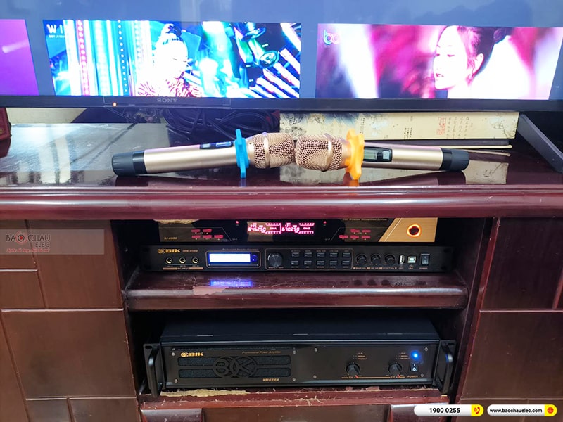 Lắp đặt dàn karaoke trị giá hơn 40 triệu cho anh Đạt tại Hà Nội