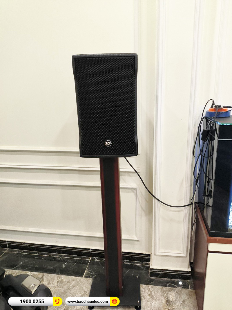 Lắp đặt dàn karaoke trị giá hơn 100 triệu cho anh Đông tại Hà Nội (RCF CMAX 4110, Xli2500, KX180A, Pasion 12SP, VM200)