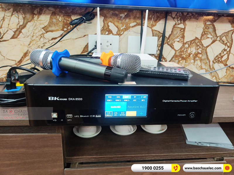 Lắp đặt dàn karaoke gia đình anh Dương