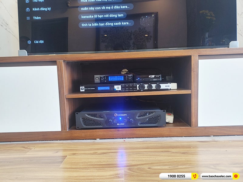 Lắp đặt dàn karaoke trị giá gần 70 triệu cho anh Hải tại Hà Nội (BMB CSS 1212SE, Xli2500, KX180A, JBL A120P, JBL VM200) 