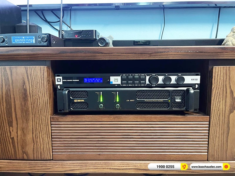 Lắp đặt dàn karaoke JBL hơn 59tr cho anh Hùng tại Hà Nội (JBL KP4010 G2, CA-J602, KX180A, JBL A120P, JBL VM200) 