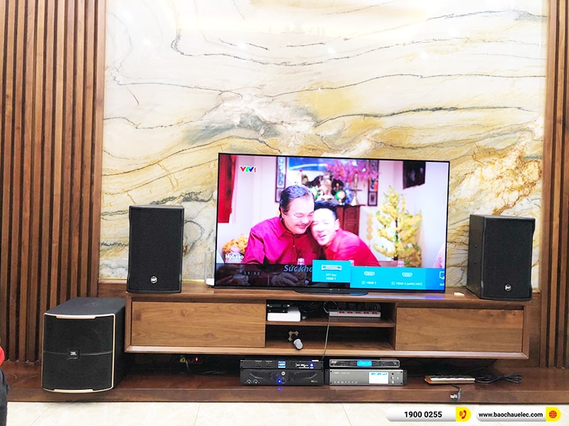 Lắp đặt dàn karaoke trị giá hơn 100 triệu cho anh Huyên tại Hà Nội (RCF CMAX 4110, IPS3700, K9900II Luxury, Pasion 12SP, WB-5000) 