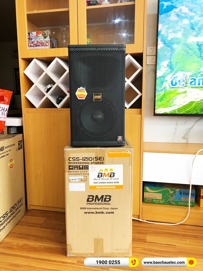 Lắp đặt dàn karaoke trị giá hơn 50 triệu cho anh Kiện tại Hà Nội (BMB CSS 1210SE, APP MZ-86, KX180A, BJ-W25A, UGX12 Plus)