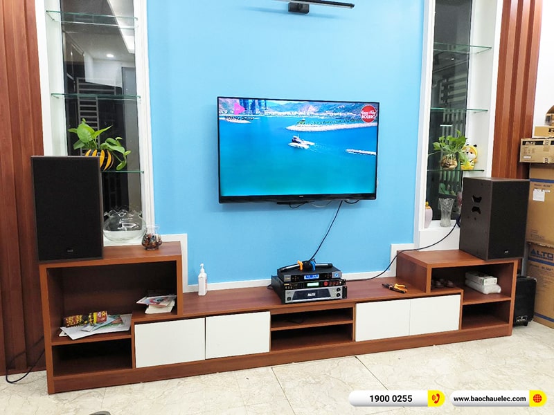 Lắp đặt dàn karaoke trị giá 60tr cho anh Liêm tại Hà Nội (Alto BLS12+, Alto MP2500, BPR-5600, BIK BJ-U500) 