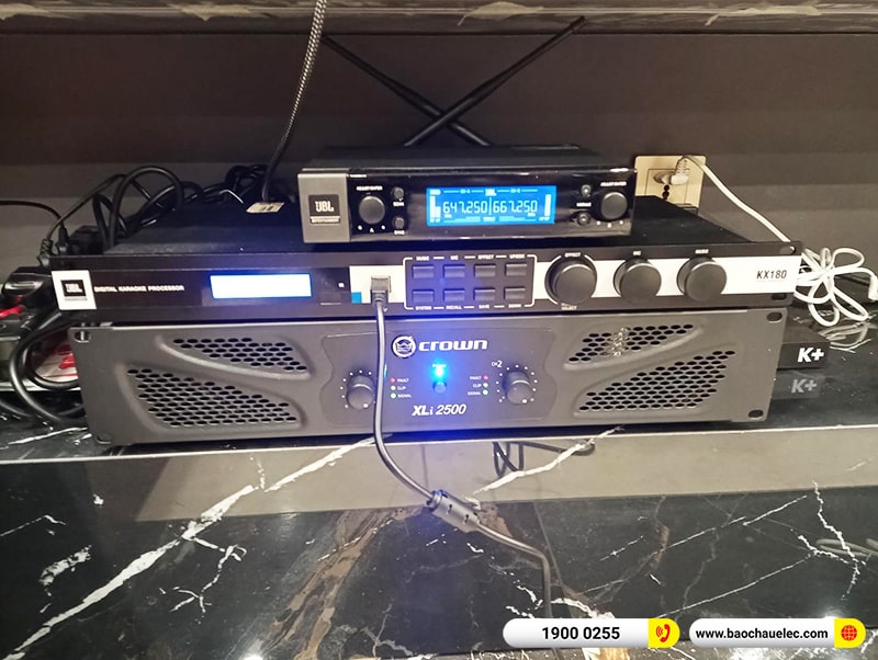 Lắp đặt dàn karaoke trị giá gần 70 triệu cho anh Linh tại Hà Nội (BMB CSS 1210SE, Crown Xli2500, KX180A, JBL A100P, JBL VM200) 
