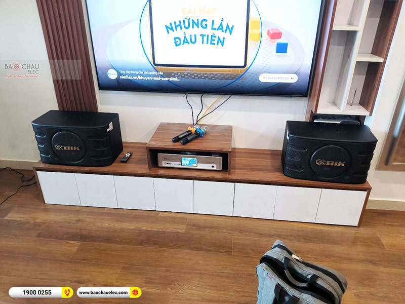 Lắp đặt dàn karaoke trị giá gần 20 triệu cho anh Quang tại Hà Nội (BIK BJ-S668, BKSound DKA 6500) 