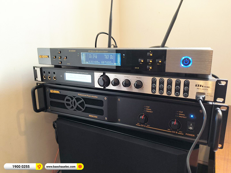 Lắp đặt dàn karaoke trị giá khoảng 40 triệu cho chú Sơn tại Hà Nội (Denon DP-R312, VM620A, X6 Luxury, SW612, BJ-U500) 